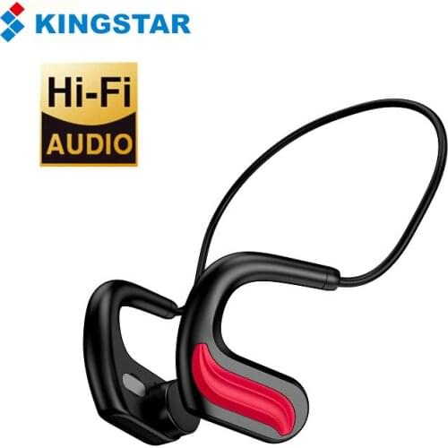 KINGSTAR Y9 Wireless Bone Conduction Headphone With Mic Bluetooth Earphone IPX8 Waterproof Diving Swim Sport Headset 32G Memory