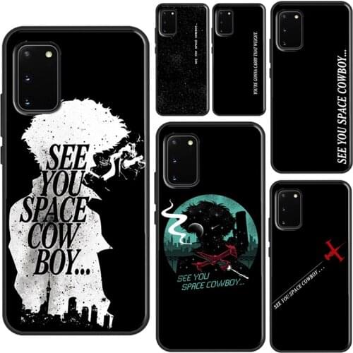 See You Space Cowboy Bebop Phone Case For Samsung Galaxy S20 FE S21 Ultra Note 20 Note 9 S8 S9 S10 Note 10 Plus Cover