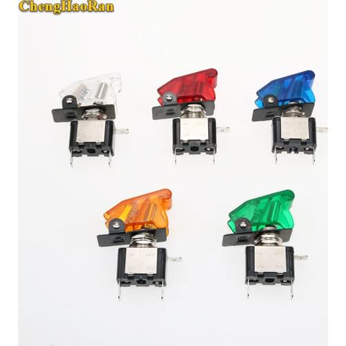 ChengHaoRan 12V 20A ON/OFF Miniature Rocker Toggle Switch For Professional Racing Car Vehicle Fog Lamps Dome Light