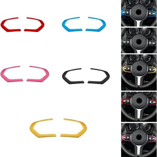 For BMW 1-6 Series M Sport F20 F22 F30 F32 F10 F06 X5/F15 X6/F16 M3 F80 M4 F82 Suede Leather Steering Wheel Cover Trim Sticker
