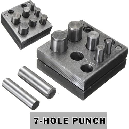 Jewelry Circle Cutter 7 Hole Puncher Jewelry Disc Cutter Jewelry Pendant Ornament Puncher Jewelry Punches Holes Making Tool