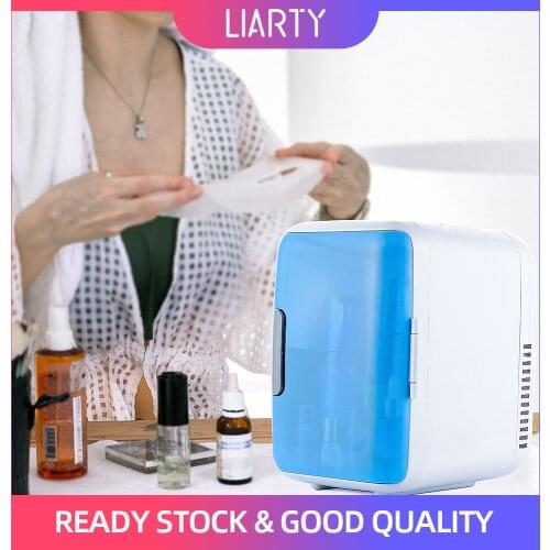 4L Mini Cosmetics Fridge Portable Home Use Food Drinkes Refrigerator Cooler Warmer Freezer Car Fridge For Picnic Camping Travel