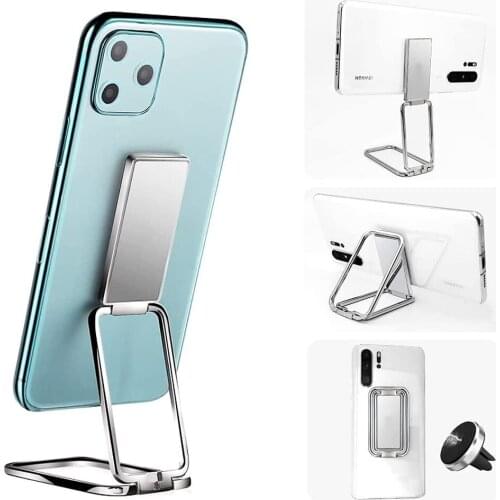 Mobile Phone Ring Holder Smartphone Stand Support Accessories Smart Square Phone Finger Stand Socket Holder For iPhone Samsung
