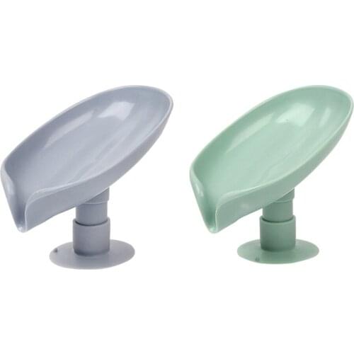 Soap Dish Strong Suction Soap Holder Cup Tray for Shower Bathroom Bathing