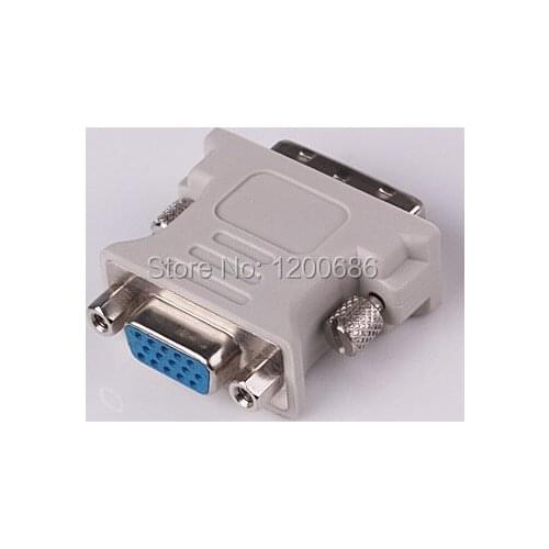 New DVI-I 24+5 Pin Male to VGA 15 Pin Female HDTV DVI Video Converter Adapter