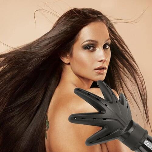 Portable Rubber Hand Shape Hair Dryer Diffuser Wind Blower Attachment Cover for Stylist Hairdresser Hair Salon