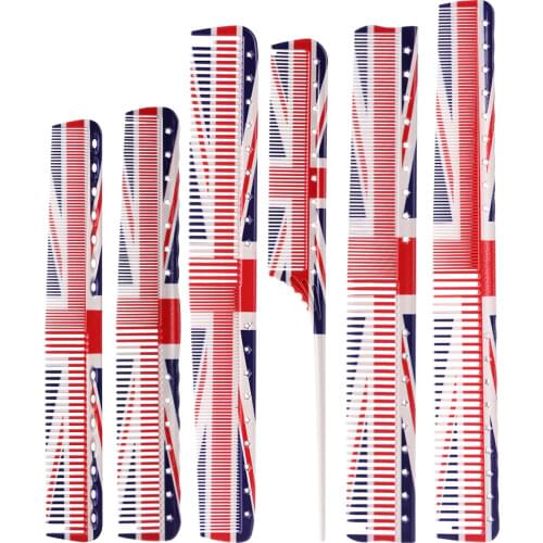 Anti Skid Graffiti Print Hairdressing Comb Haircut Hair Styling Salon Hair Coloring Highlighting Haircut Hair Styling Salon Comb