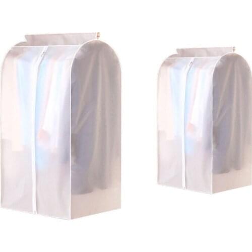 Large Capacity Translucent Clothes Cover Protector Dustproof Hanging Storage