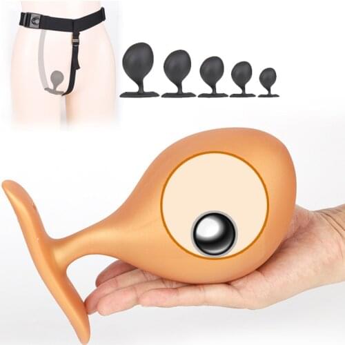 Sex Shop Super Large Wearable Anal Toys Big Butt Plug Male Prostate Massager Strapon Dildo Pants Vagina Anus Dilator For Women