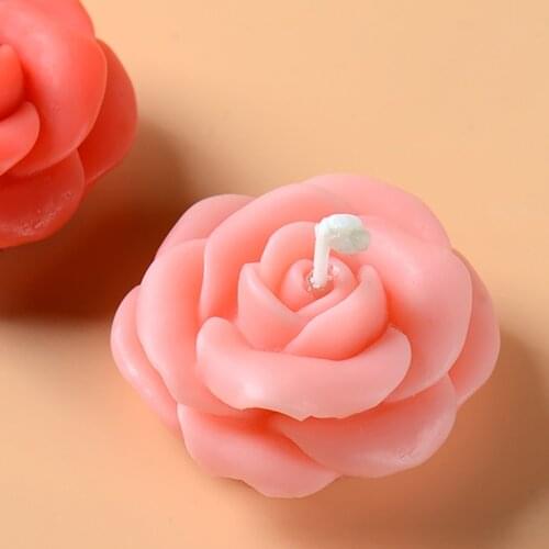 Silicone Candle Molds DIY Dandmade Plaster Candle Making Mould Wedding Gift Crafts