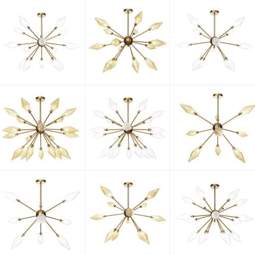 Nordic new simple unique lobby living room aisle wing living room KTV decorative Chandelier