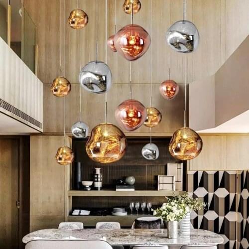 Modern LED Lava Chandelier Suitable For Loft Dining Room Living Room Kitchen Glass Decorative Chandelier Bedroom Chandelie