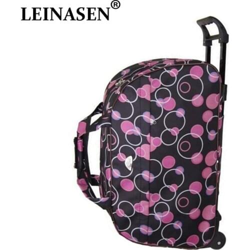 LEINASEN Fashion Waterproof Luggage Bag Thick Style Rolling Suitcase Trolley Luggage Women&Men Travel Bags Suitcase With Wheels
