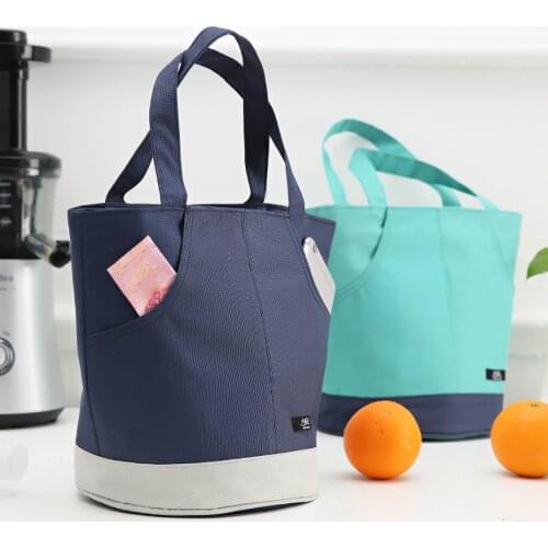 Thermal Insulated Lunch Bag Tote Women Men Picnic Cooler Box Handbag Pouch Office School Food Storage Bags Unisex Bento Box