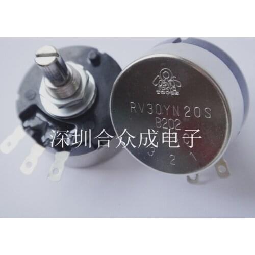 TOCOS TOKYO RV30 RV30YN RV30YN20S B502 5K B5K RV30YN20SB502 potentiometer single lap shaft 20mm switch