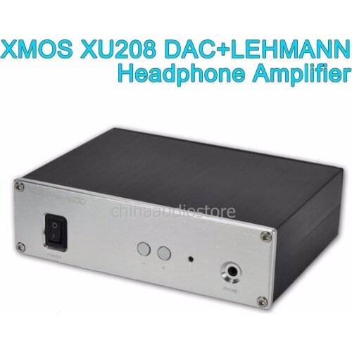 MU3 LEHMANN Headphone Amplifier AMP DSD DAC + ES9028Q2M ES9028 DAC XMOS XU208 Asynchronous USB DAC Sound Card ,115V/230V