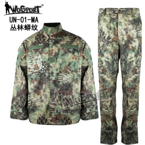 WoSporT CS Tactical Uniform ACU Camouflage Clothing Army Military Combat Hunting Clothes Battle uniform jacket trousers suit