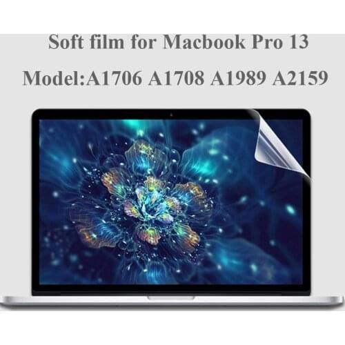 Laptop Screen Protector for Apple Macbook Pro 13 Model A1706 A1708 A2159 0.18MM Flexible Protective Film for 13 inch NoteBook