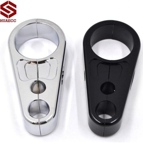 For Harley 1" 25mm Motorcycle Handle Bar Brake Clutch Cable Wire Clamp Clip Motorbike Moto