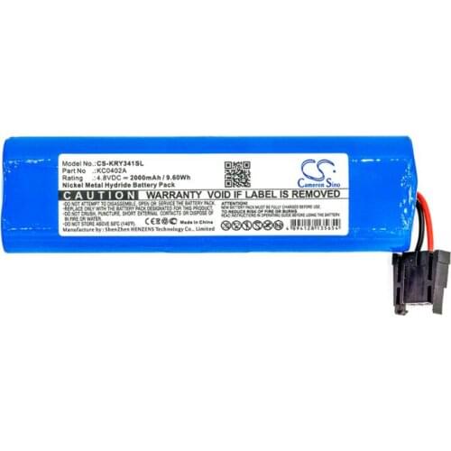 Cameron Sino 2000mAh battery for KINRYO KC3411A KC3411B KC3412A KC3412B KC3415A KC3415B KC3441A KC3441B KC3441C KC3441D KC3442A