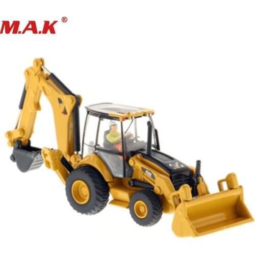 For Collection 1:87 Construction Vehicles Truck Model Toys Material 450E Backhoe Loader-High Line Series Diecast Vehicles Toys