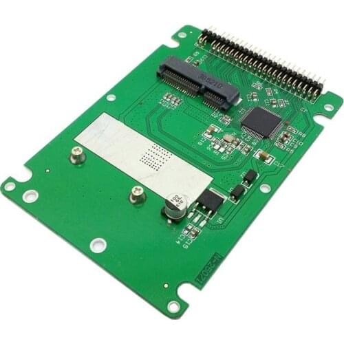 CYDZ mSATA mini PCI-E SATA SSD to 2.5 inch IDE 44pin Notebook Laptop hard disk case Enclosure White