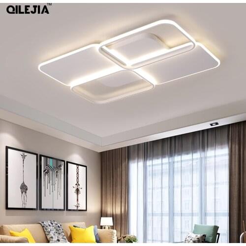 Modern LED Chandelier Lights For Living Room Bedroom Study Lighting Dimmable Indoor Lights Luster Simplicity Lamps Home Deco