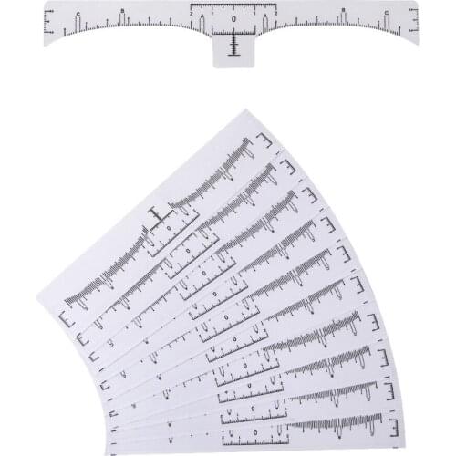 Reusable Semi Permanent Eyebrow Stencil Makeup Microblading Measure Tattoo Ruler Tools,Eyebrow Stencil