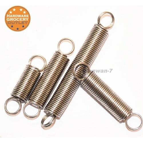 Prime-line products Spring. Compression; stainless steel Extension spring. 0.5mm x 4mmxL. 10pcs
