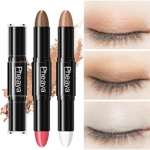Eye shadow pen Multi Colors Pearl Pen Light Rod Rotating Matte Eye Makeup Eyeshadow Pen