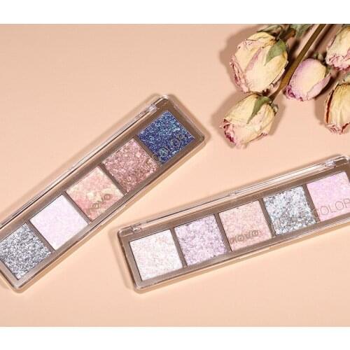 Sexy Shiny Eyeshadow Palette Long Lasting Smoothing Delicate Charming Eye Makeup Easy To Color Refreshing 1 Pcs