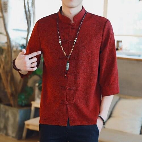 Traditional chinese clothing for men male shanghai tang suit clothing mandarin collar jacket winter coat men 2018 TA397