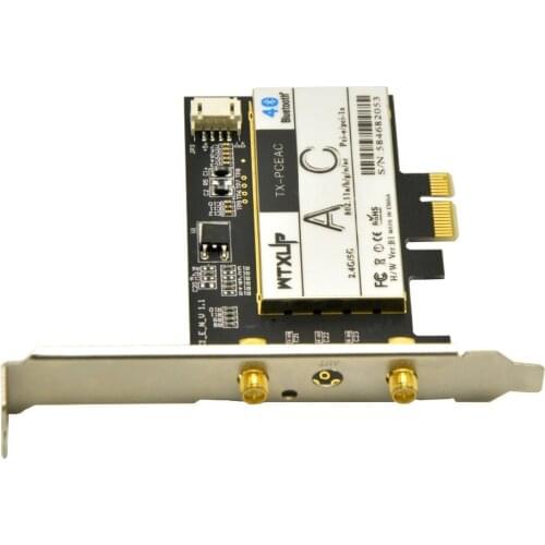 WTXUP for Broadcom BCM94371ZAE 802.11ac 867Mbps Desktop PC PCiE WiFi WLAN Card Wireless PCI Express WiFi Adapter + Bluetooth 4.1