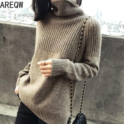 Women Sweaters and Pullovers Autumn and Winter Turtleneck Sweater Womens Slim Pullover Long Sleeve Tops Women Winter Clothing