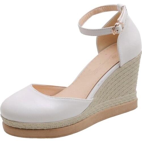 Oversized Fashion slope single shoes ladies high heels women shoes woman pumps