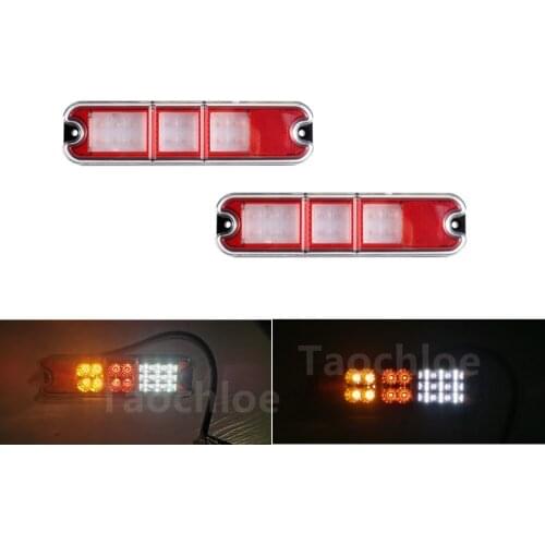 1Pair 10-80v IP65 led forklift tail lights rear stop lights Reverse light For Linde For Haster forklift Parts For Hangcha