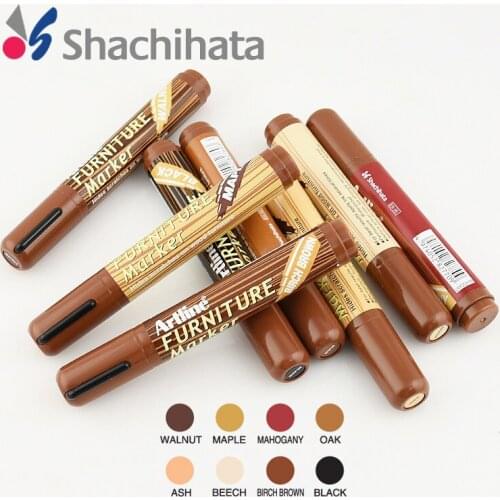 1PCS 2-5MM furniture paint floor repair floor wax crayon scratch patch paint pen wood composite repair materials 8 Colors