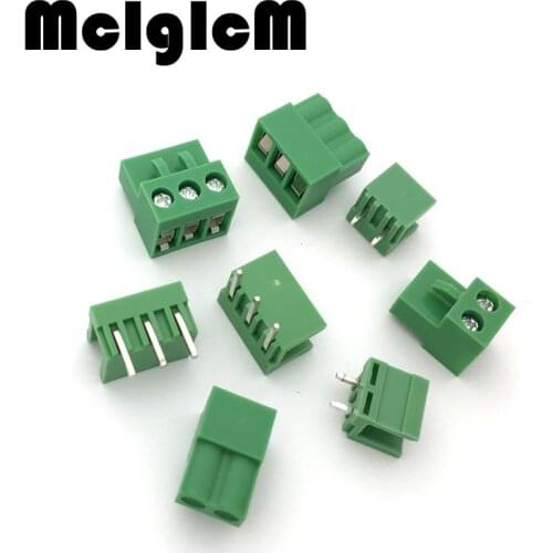 10 sets Terminal plug type 300V 10A ht5.08 5.08mm pitch connector pcb screw terminal blocks connector