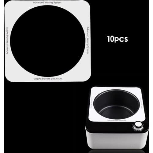 10pcs/set Wax Can Clean Paper Disposable Wax Heater Warmer Clean Pot Protective Collars Rings Body Hair Removel for Wax Can