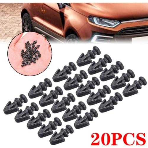 20Pcs Door Lower Rubber Weatherstrip Gasket Trim Fastener Clip Lower Sill Sealing Trim Fastener Clips For Ford Mondeo