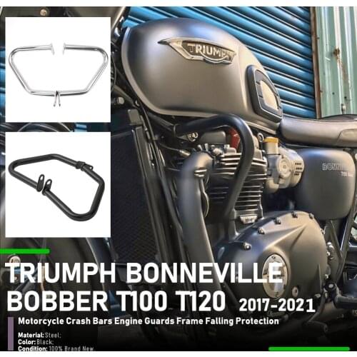 2017 2018 2019 2020 Street Cup Speed Twin Motorcycle Engine Guard Crash Bar Bumper For Triumph Bonneville T100 T120 2016-2021