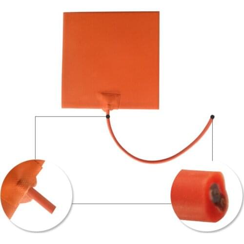 310mm*310mm 220V 750W Heating Pad Heating Bed/Mat With 3M Adhesive And 100k NTC 1000mm lead wire