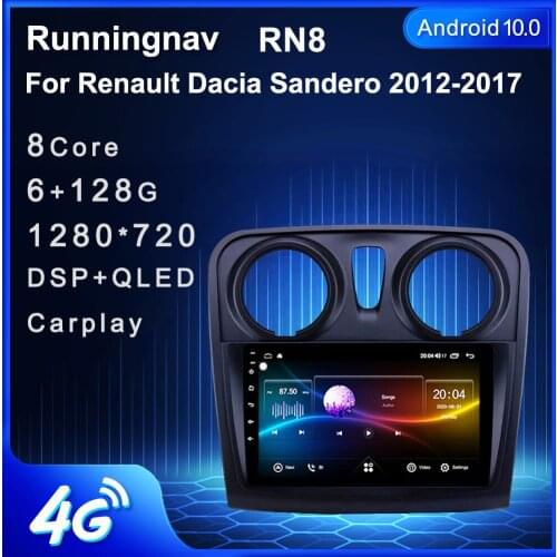Android 10.1 For Renault Logan 2 2012 - 2019 Sandero 2 2014 -2017 Multimedia Stereo Car DVD Player Navigation GPS Radio 2 din