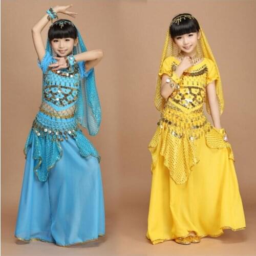 Belly dance costume Kids Indian dance Children dance dress Girls Performance
