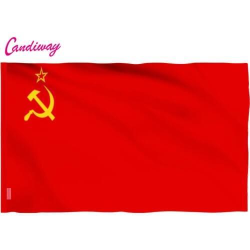 11.11 High Quality Red CCCP Union of Soviet Socialist Republics USSR Flag Banner Indoor Outdoor Home Decor 96*64cm NN001