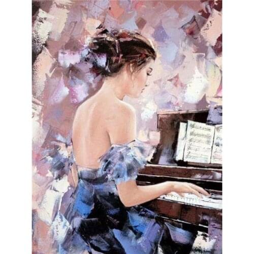 KAMY YI DIY 5D Diamond Embroidered Square Beauty Handmade Round Embroidery Mosaic Rhinestone Cross Stitch Thimble Home De