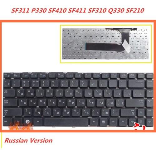 Laptop Russian Keyboard notebook Replacement layout Keyboard For Samsung SF311 P330 SF410 SF411 SF310 Q330 SF210