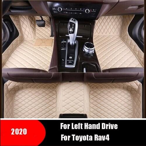 Carpets Car Floor Mats For Toyota Rav4 2020 Custom Covers Accessory Decoration Rugs Custom Auto Waterproof Protect Styling Pedal