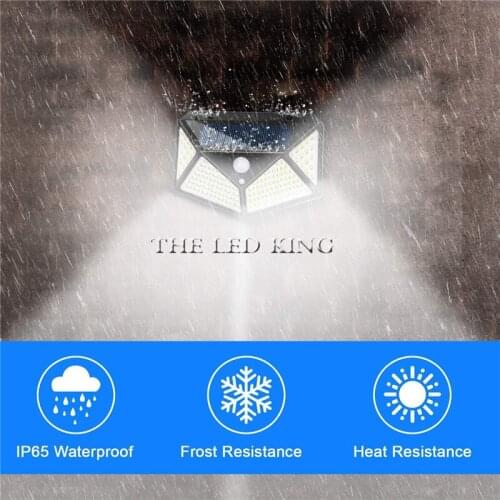 China hot new 100 LED Solar Light Outdoor Motion Sensor Wall Light Waterproof Garden Lamp Emergency Pathway Yard Street Lamp