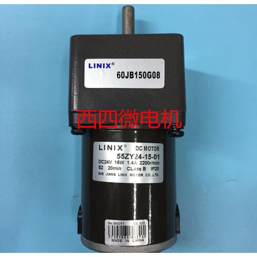 LINIX Gear reducer motor 60JB150G08 55ZY24-15 -01 Deceleration new original
